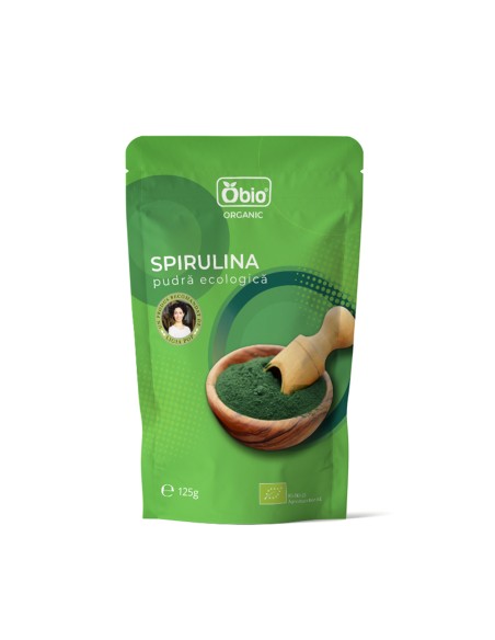 Spirulina pulbere eco 125g Obio                                                                     