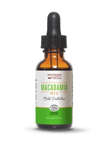Ulei de Macadamia, bio, 30ml, Wooden Spoon                                                          