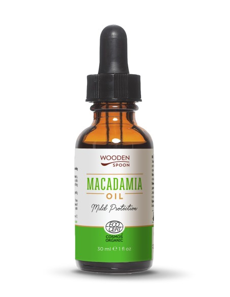 Ulei de Macadamia, bio, 30ml, Wooden Spoon                                                          