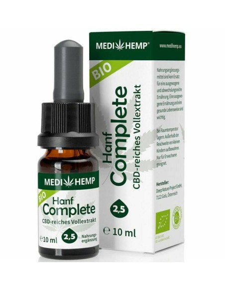 Hemp Complete 2,5% CBD bio, 10ml Medihemp                                                           