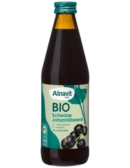 Suc de coacaze negre bio 330ml Alnavit                                                              