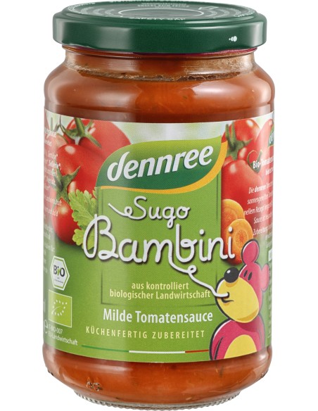 Sos de rosii pentru copii Sugo Bambini bio 350g Dennree                                             