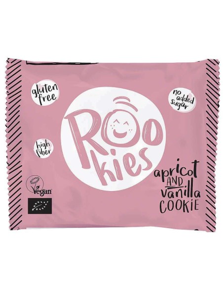 Rookies - Cookie cu caise si vanilie BIO 40G                                                        