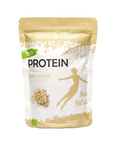 Proteina din canepa natur, bio, 330g, Medihemp                                                      