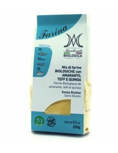 Mix de fainuri fara gluten cu amarant, teff si quinoa eco 250g Marchesato                           