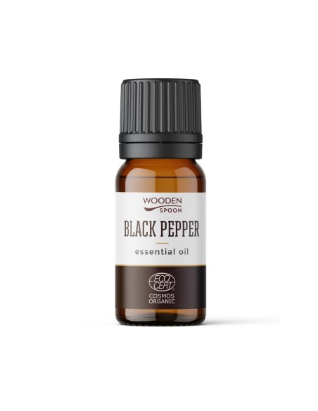 Ulei esential de piper negru, bio, 5ml, Wooden Spoon                                                