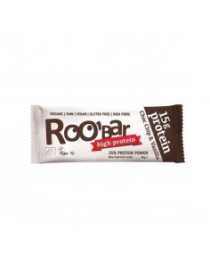 Baton proteic cu fulgi de ciocolata si vanilie raw bio 60g                                          