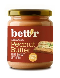 Crema de arahide super smooth bio 250g Bettr                                                        