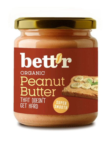 Crema de arahide super smooth bio 250g Bettr                                                        