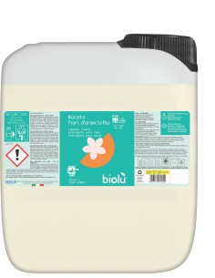 Biolu Detergent ecologic lichid pentru rufe albe si colorate portocale 5L                           