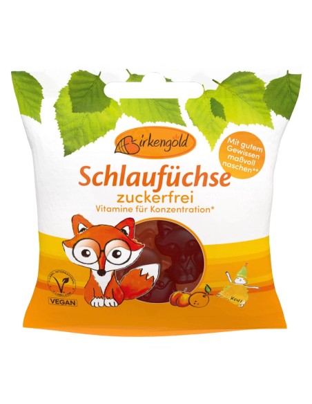 Jeleuri cu vitamine fara zahar si gelatina, 50g, Birkengold                                         