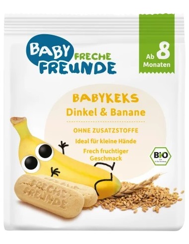 Biscuiti din spelta cu banane eco 100g Erdbar                                                       