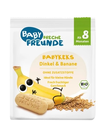 Biscuiti din spelta cu banane eco 100g Erdbar                                                       