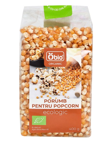 Porumb pentru popcorn bio 400g Obio                                                                 