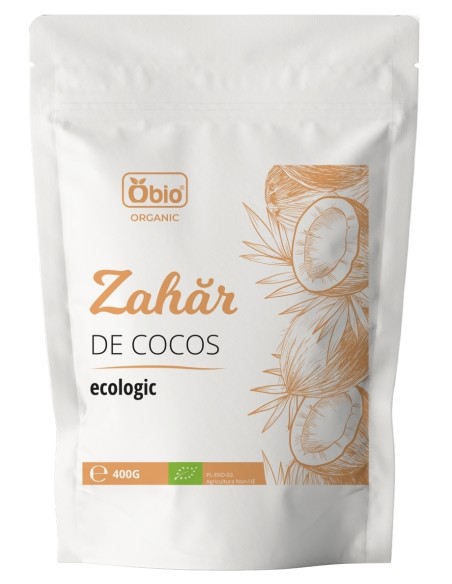 Zahar de cocos bio 400g Obio                                                                        