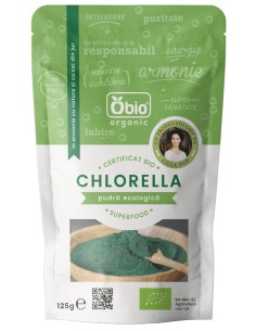 Chlorella pulbere eco 125g Obio                                                                     