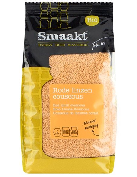 Cuscus din linte rosie bio 375g Smaakt                                                              