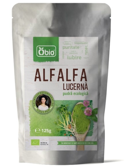 Alfalfa pulbere eco 125g OBIO                                                                       