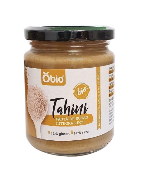 Tahini pasta de susan integral eco 250g Obio                                                        