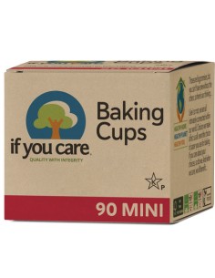 Hartie de copt briose nealbita, fara clor, compostabila, 90 buc., MINI, If You Care                 