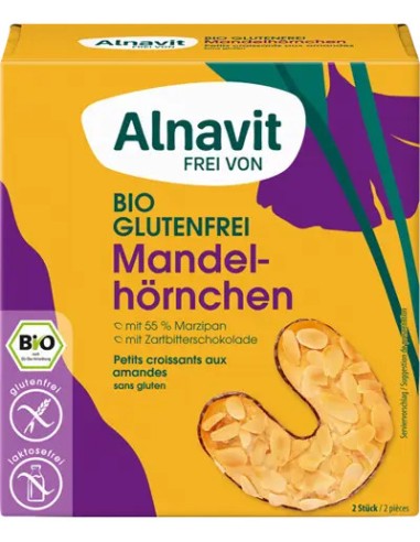 Cornulete cu migdale fara gluten, bio, 150g Alnavit                                                 