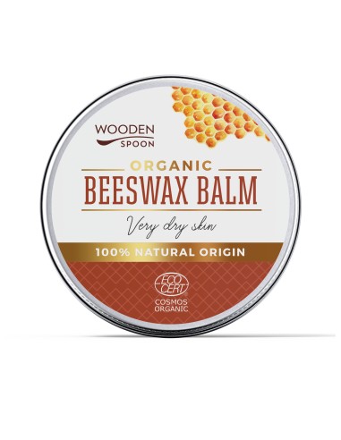 Balsam pentru piele uscata cu ceara de albine, bio, 60ml, Wooden Spoon                              