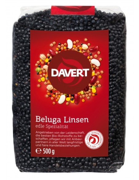 Linte neagra Beluga bio 500g DAVERT                                                                 
