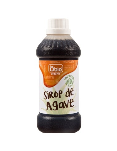 Sirop de agave raw dark eco 250ml Obio                                                              