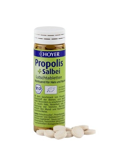 Dropsuri cu propolis si salvie eco 60 buc HOYER                                                     
