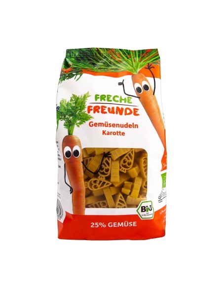 PASTE PENTRU COPII DIN GRAU DUR CU MORCOVI BIO 300G Erdbar                                          