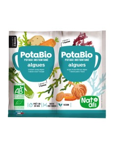 Supa instant cu alge si legume, bio, 2x 8.5g, Nat-ali                                               