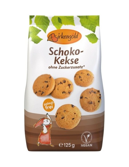 Biscuiti din ovaz cu ciocolata, 125g, Birkengold                                                    