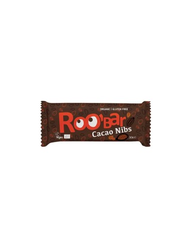 Baton Roobar cacao miez + migdale raw eco 30g