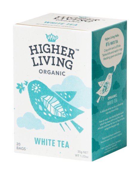 Ceai alb eco, 20 plicuri, Higher Living                                                             