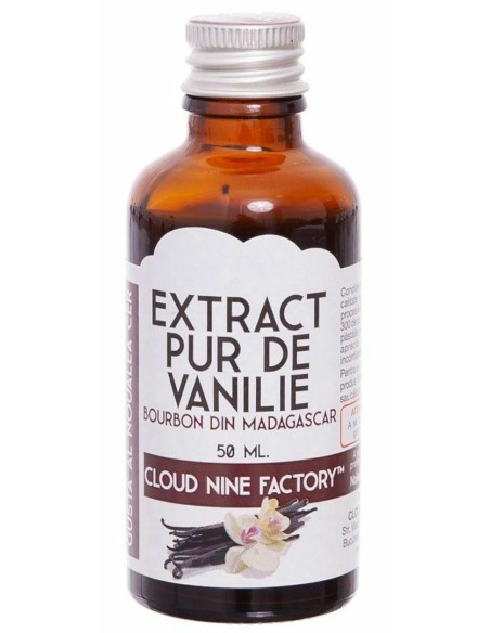 Extract pur de vanilie Bourbon din Madagascar 50ml Cloud Nine Factory                               