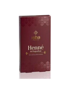 Henna de Rajasthan rosu intens, 100g, Isha                                                          