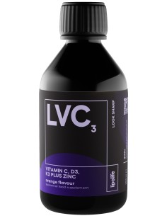 Lipolife LVC3 - Vitamina C, D3, K2 plus zinc, lipozomale 240ml                                      