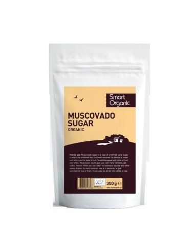 Zahar brun Muscovado eco 300g Smart Organic                                                         