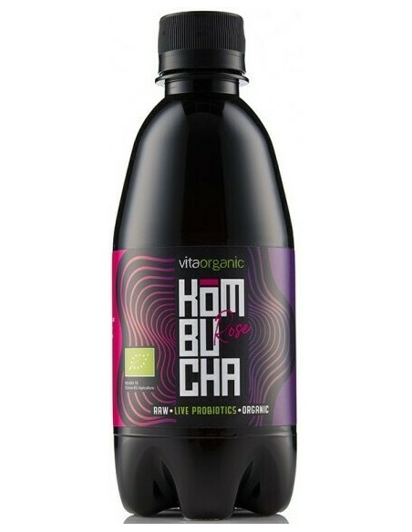 Kombucha cu trandafiri bio 330 ml Vita Organic                                                      