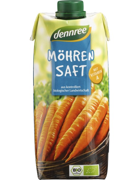 Suc de morcovi bio 500ml Dennree                                                                    