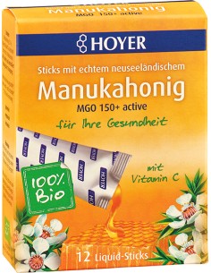 Miere de Manuka 12 doze a 8g bio +150 MGO Hoyer                                                     