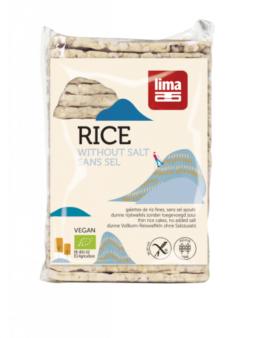 Rondele De Orez Expandat Fara Sare Eco 130G  Lima                                                   