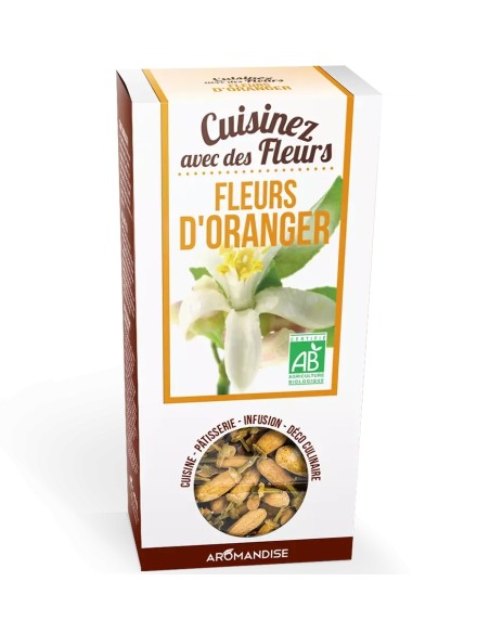 Flori de portocal uz culinar bio, 30g, Aromandise                                                   