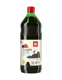 Sos De Soia Tamari Cu Continut Redus De Sare Eco 250ml  Lima                                        