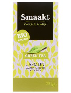Ceai verde cu iasomie bio 20 plicuri Smaakt                                                         