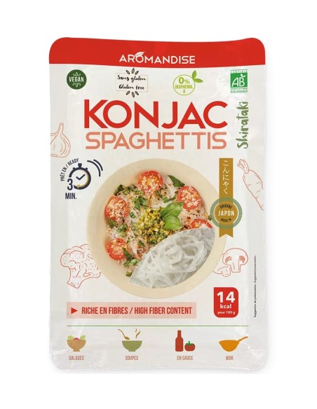 Spaghetti konjac bio 180g, Aromandise                                                               