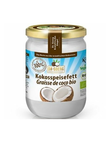 Ulei de cocos Premium dezodorizat pt. gatit bio 500ml Dr. Goerg                                     