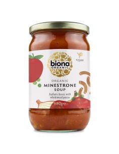 Supa Minestrone cu legume si paste, bio, 680g, Biona                                                
