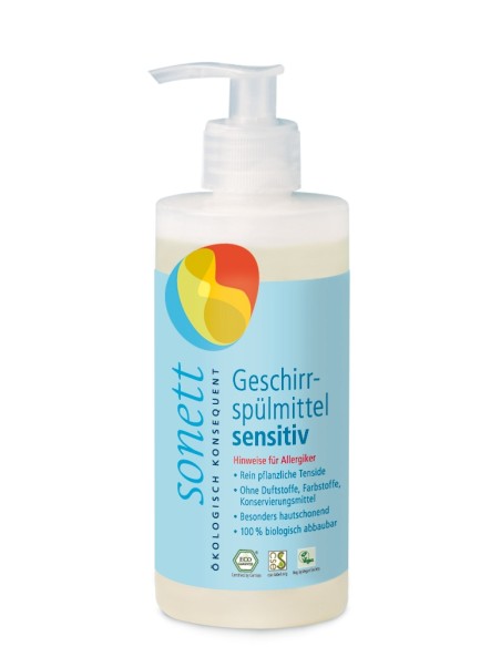 DETERGENT ECOLOGIC PT. SPALAT VASE - NEUTRU 300ML Sonett