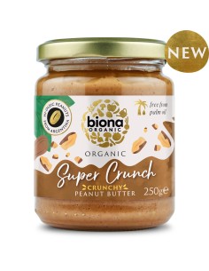 Crema de arahide super crunchy hi-oleic bio 250g Biona                                              